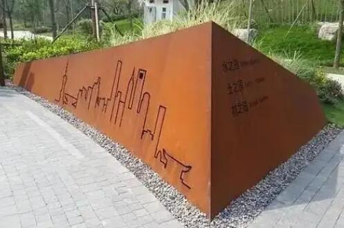 息烽耐候钢挡土墙